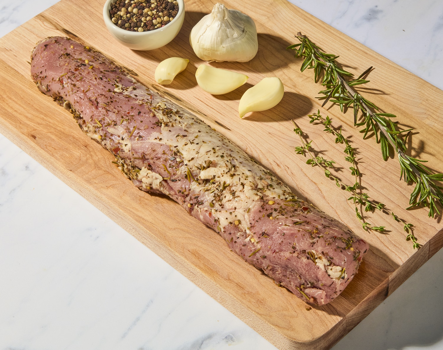 Rosemary, Basil, and Thyme Pork Tenderloin, Raised w/o Antibiotics, Uncooked, image 2 of 2 slides